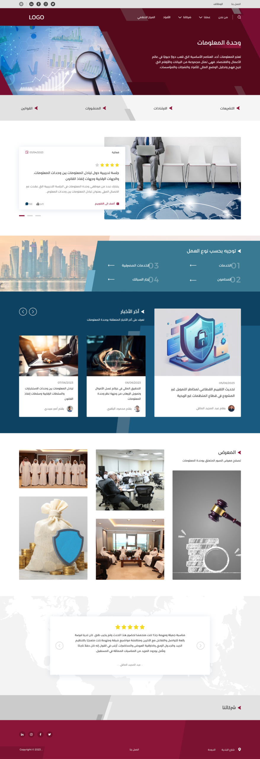 financial organization website