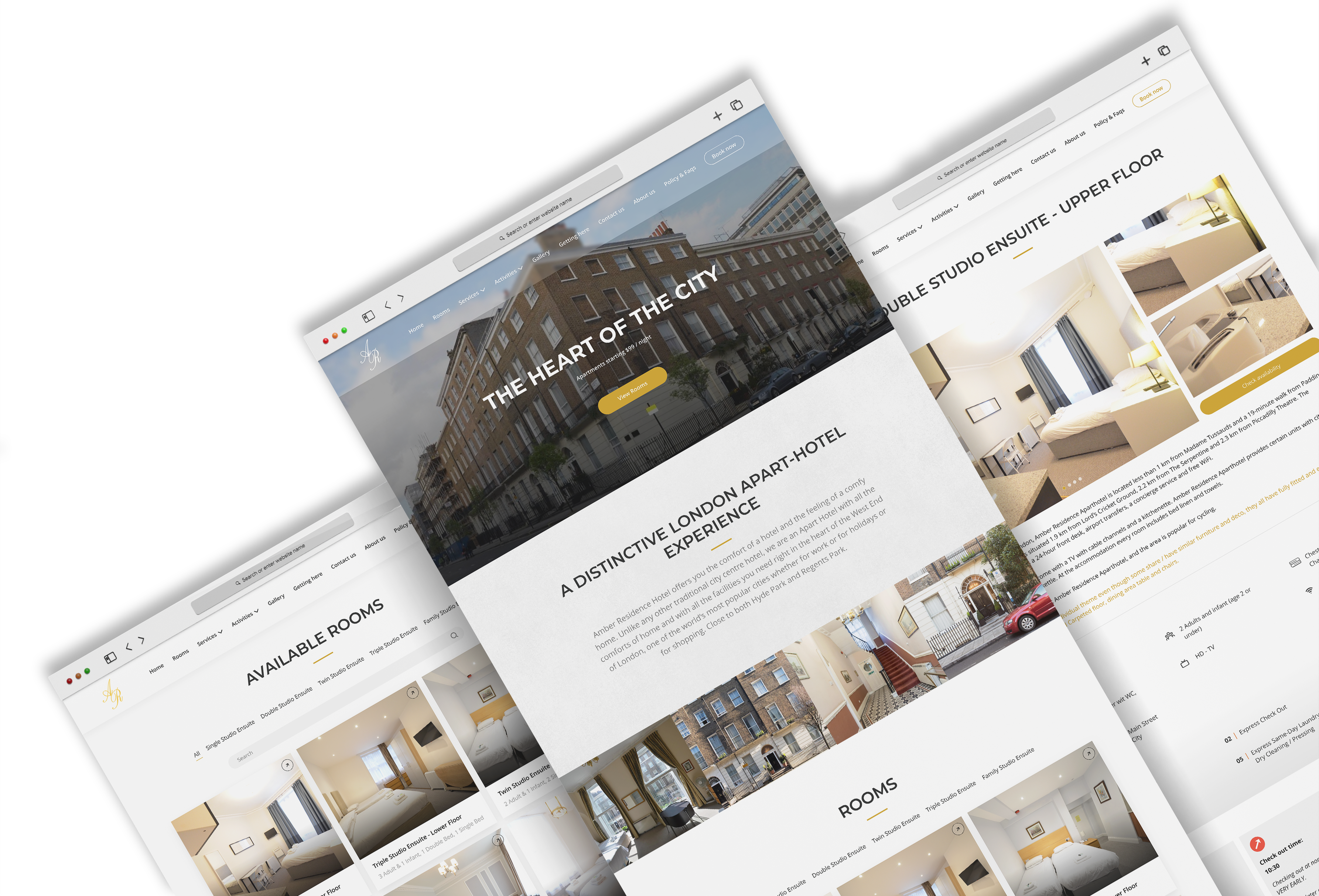 Amber Residence Hotel Website v1-4